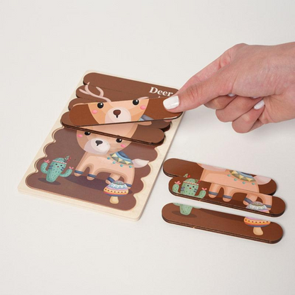 Rasa Sayang Montessori Double-Sided Puzzles (Pack of 5)