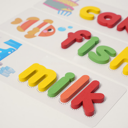 Rasa Sayang Montessori Wooden Spelling Game