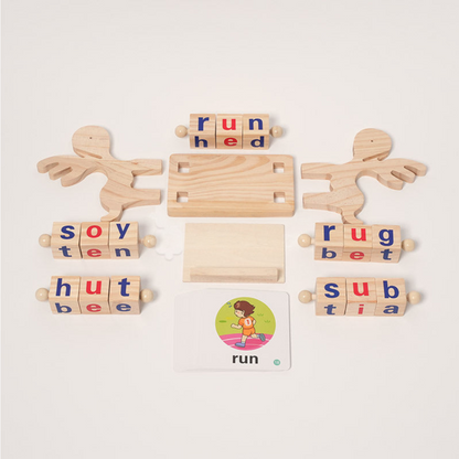 Rasa Sayang Montessori Spin & Spell Set