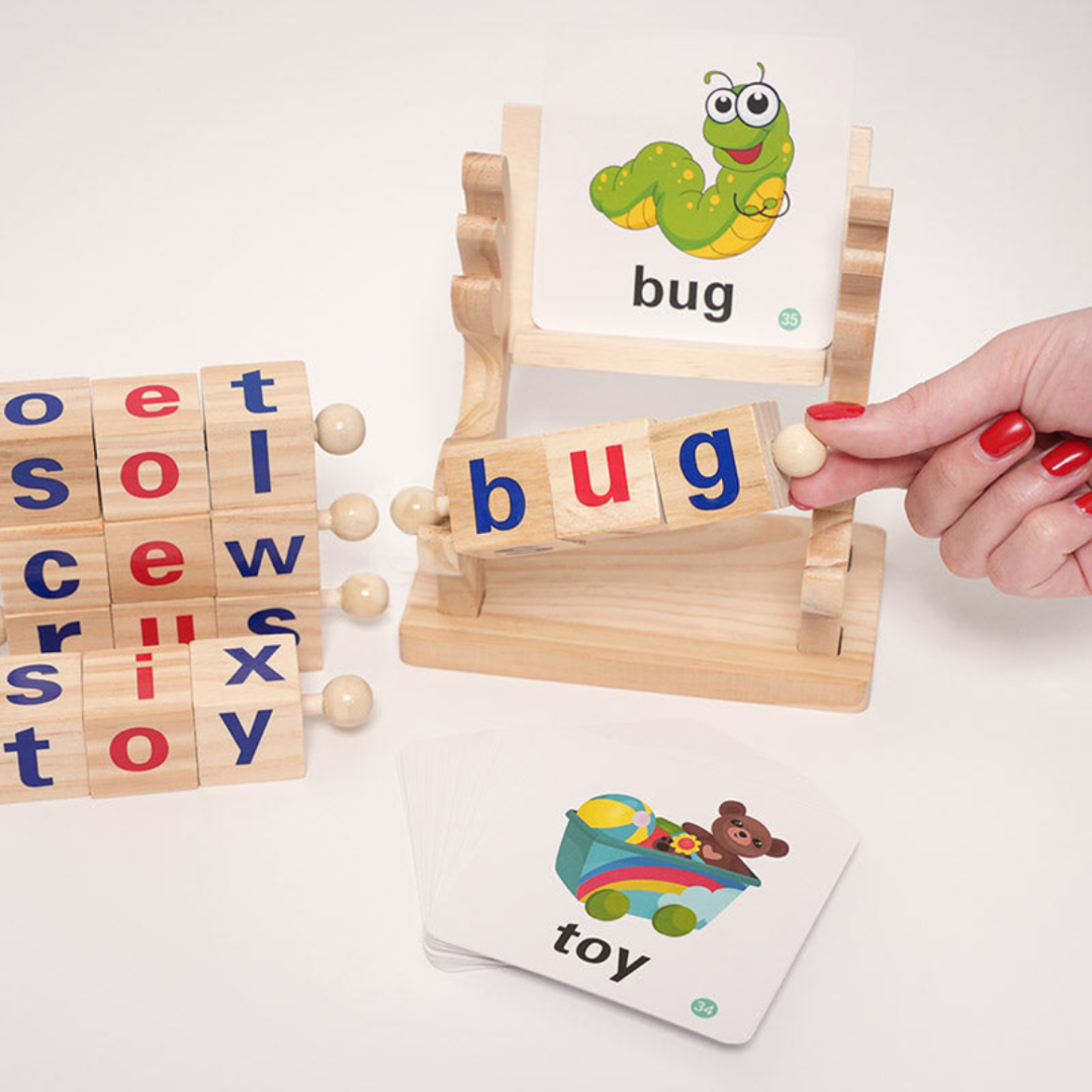 Rasa Sayang Montessori Spin & Spell Set
