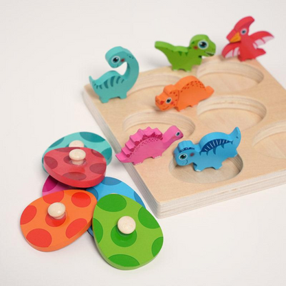 Rasa Sayang Montessori Dino Hatch & Match Set