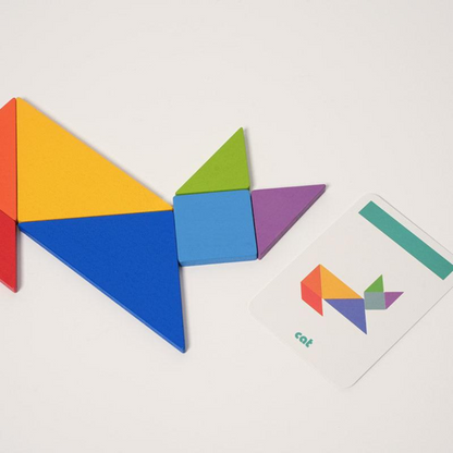 Rasa Sayang Montessori Tangram Sorting Puzzle