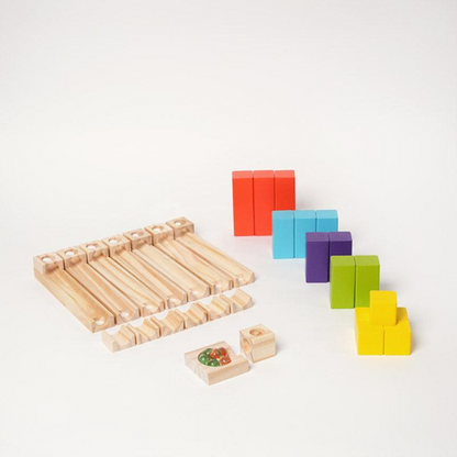 Rasa Sayang Montessori Wooden Marble Run Set