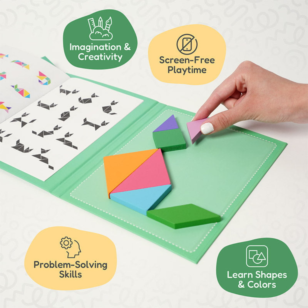 Rasa Sayang Montessori Magnetic Tangram Book