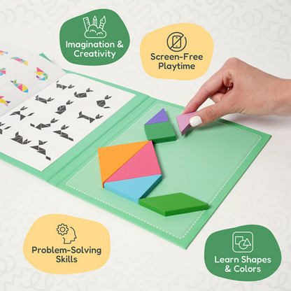 Rasa Sayang Montessori Magnetic Tangram Book