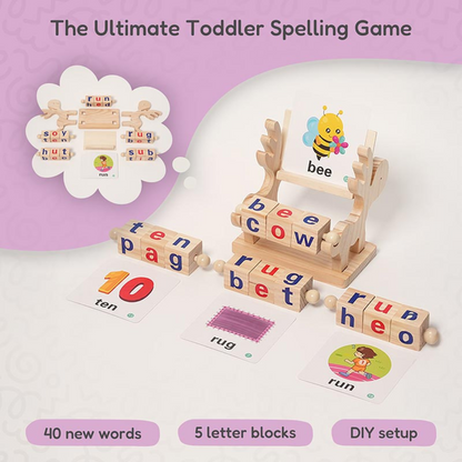 Rasa Sayang Montessori Spin & Spell Set
