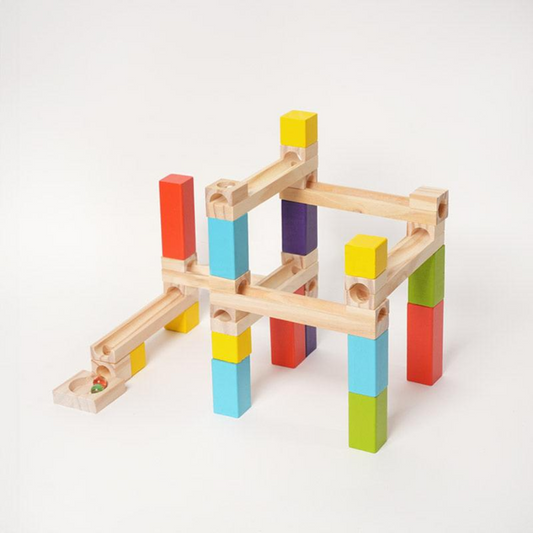 Rasa Sayang Montessori Wooden Marble Run Set