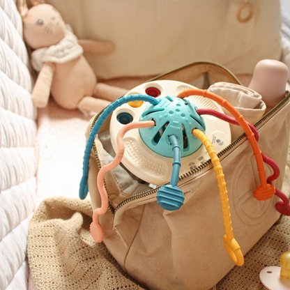 Rasa Sayang Montessori Silicone UFO Pulling Toy