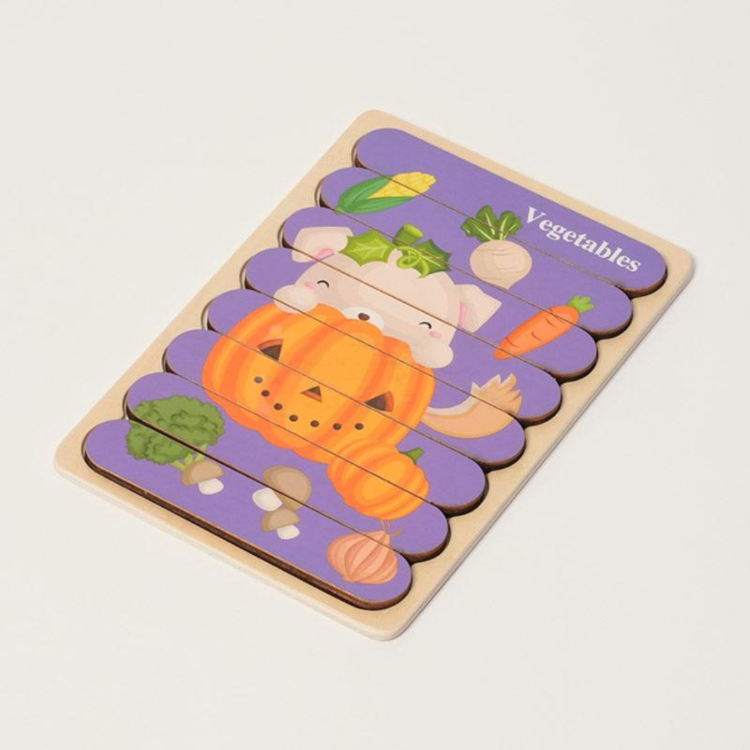 Rasa Sayang Montessori Double-Sided Puzzles (Pack of 5)