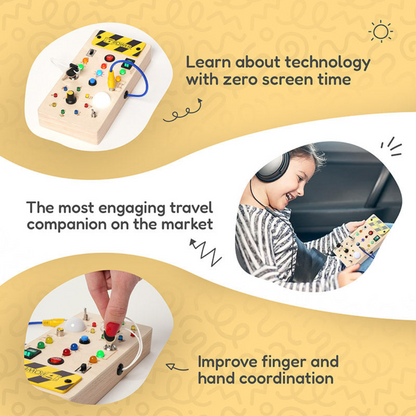 Rasa Sayang Montessori Wooden Switch Board