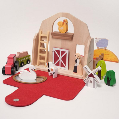 Rasa Sayang Montessori Travelling Farm Set