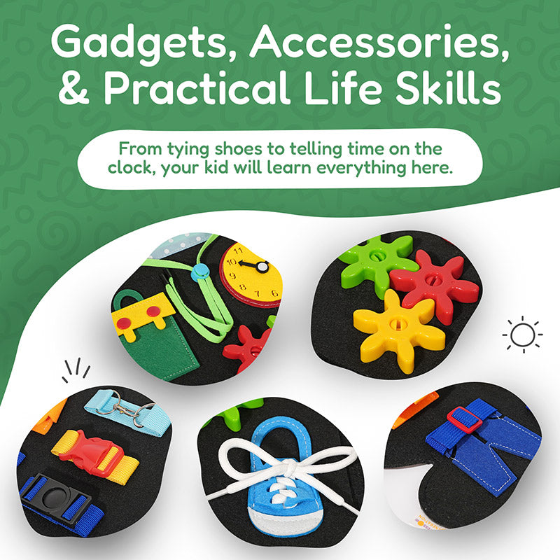 Rasa Sayang Montessori Dino Busy Board