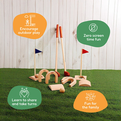 Rasa Sayang Montessori Premium Wooden Golf Set
