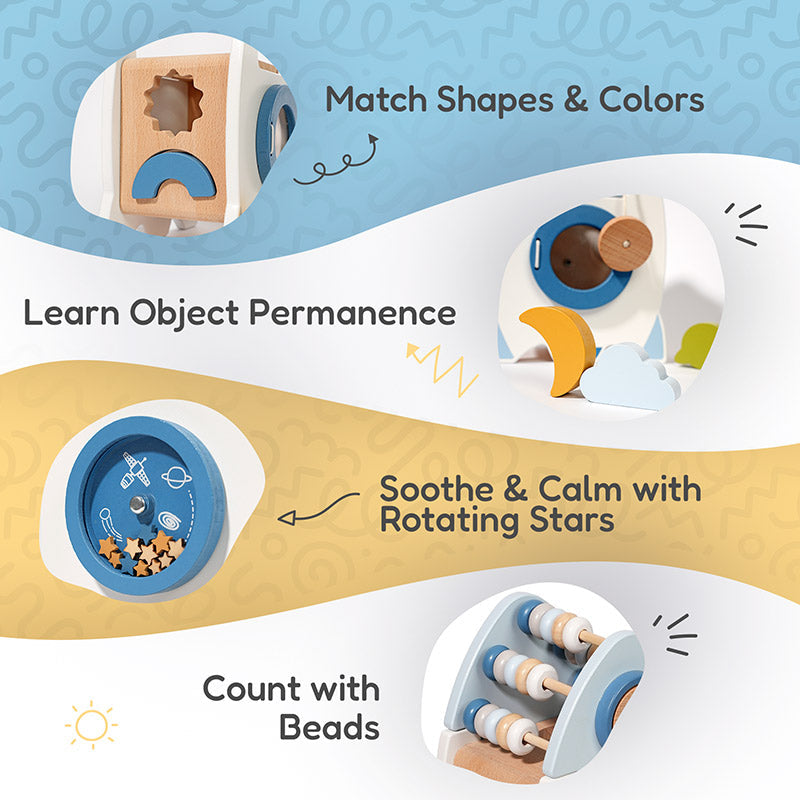Rasa Sayang Montessori 7-in-1 STEM Learning Rocket