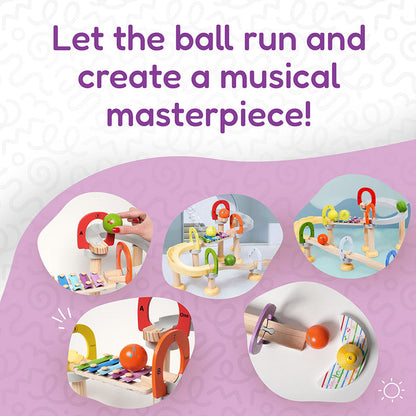 Rasa Sayang Montessori Musical Marble Run