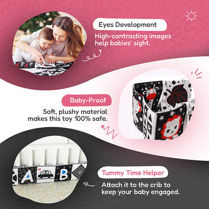 Rasa Sayang Montessori Newborn Contrast Book