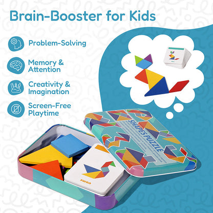 Rasa Sayang Montessori Tangram Sorting Puzzle