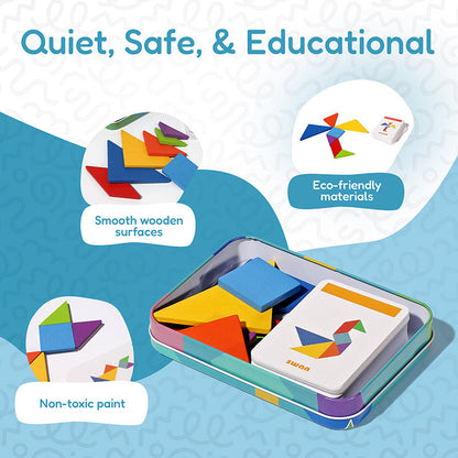 Rasa Sayang Montessori Tangram Sorting Puzzle