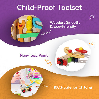 Rasa Sayang Montessori Wooden Tool Box